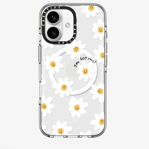 Casetify Daisies by Laura Jane Illustrations iPhone 15 Pro Max case - Picture 1 of 7